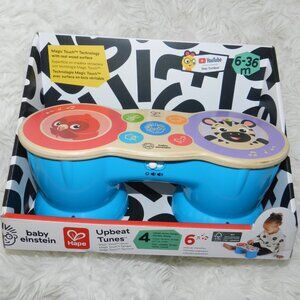 Baby Einstein Upbeat Tunes Magic Touch Wooden Drum Musical Toy🆕Ships Fast💨⚡🚚